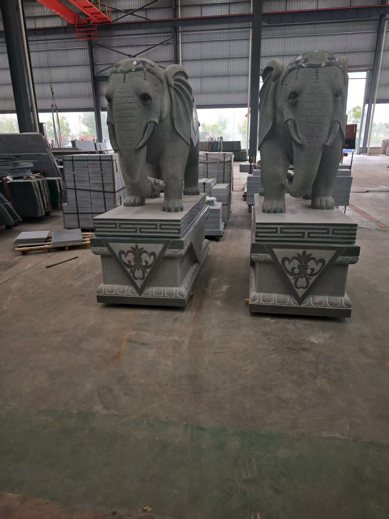 太原芝麻灰花岗岩对象 芝麻白芝麻灰大象